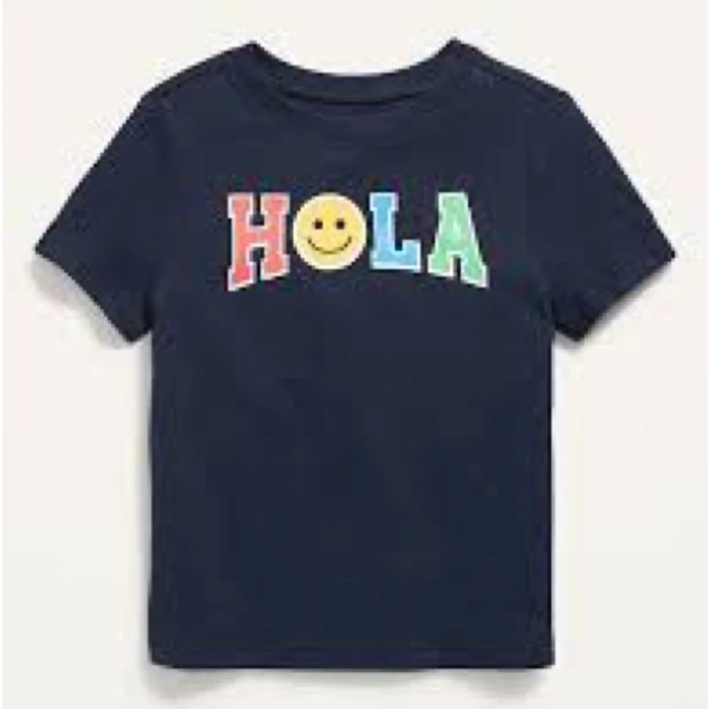 New Old Navy ‘Hola’ Graphic T-Shirt Unisex 3T Toddler  New with tags